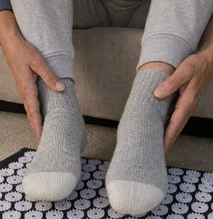 Step 1: Socks On