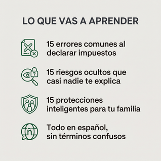 Claridad Fiscal — Entiende los Impuestos de EE. UU. y Protege a tu Familia de Errores Costosos