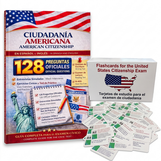 Guía de Ciudadanía Americana — Estudia en Español y Aprueba tu Examen con Confianza
