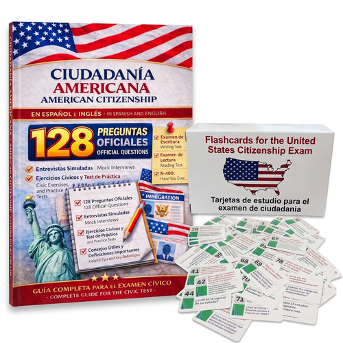 Guía de Ciudadanía Americana — Estudia en Español y Aprueba tu Examen con Confianza